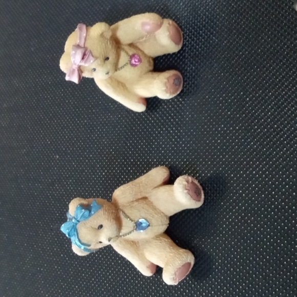 Cherished Teddies Lot of 2 October and December Birthstone Bear - Picture 3 of 13